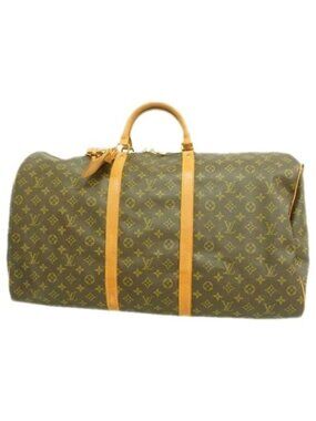 Authentic Louis Vuitton Keepall 60 monogram unisex travel duffle bag weekend